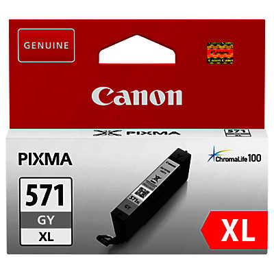 Canon PGI-571 Pixma XL Ink Cartridge Grey Canon PGI-571 Pixma XL Ink Cartridge Grey